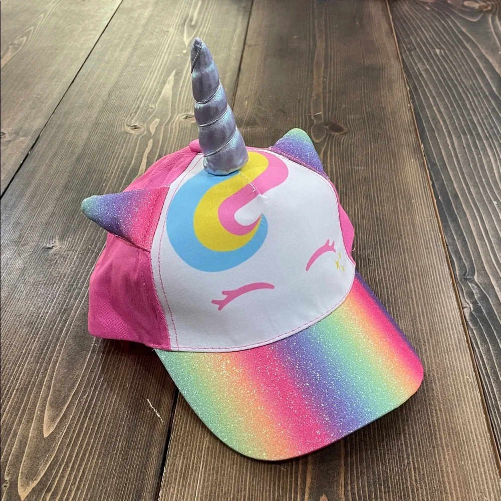 Girl’s Unicorn Rainbow Hat